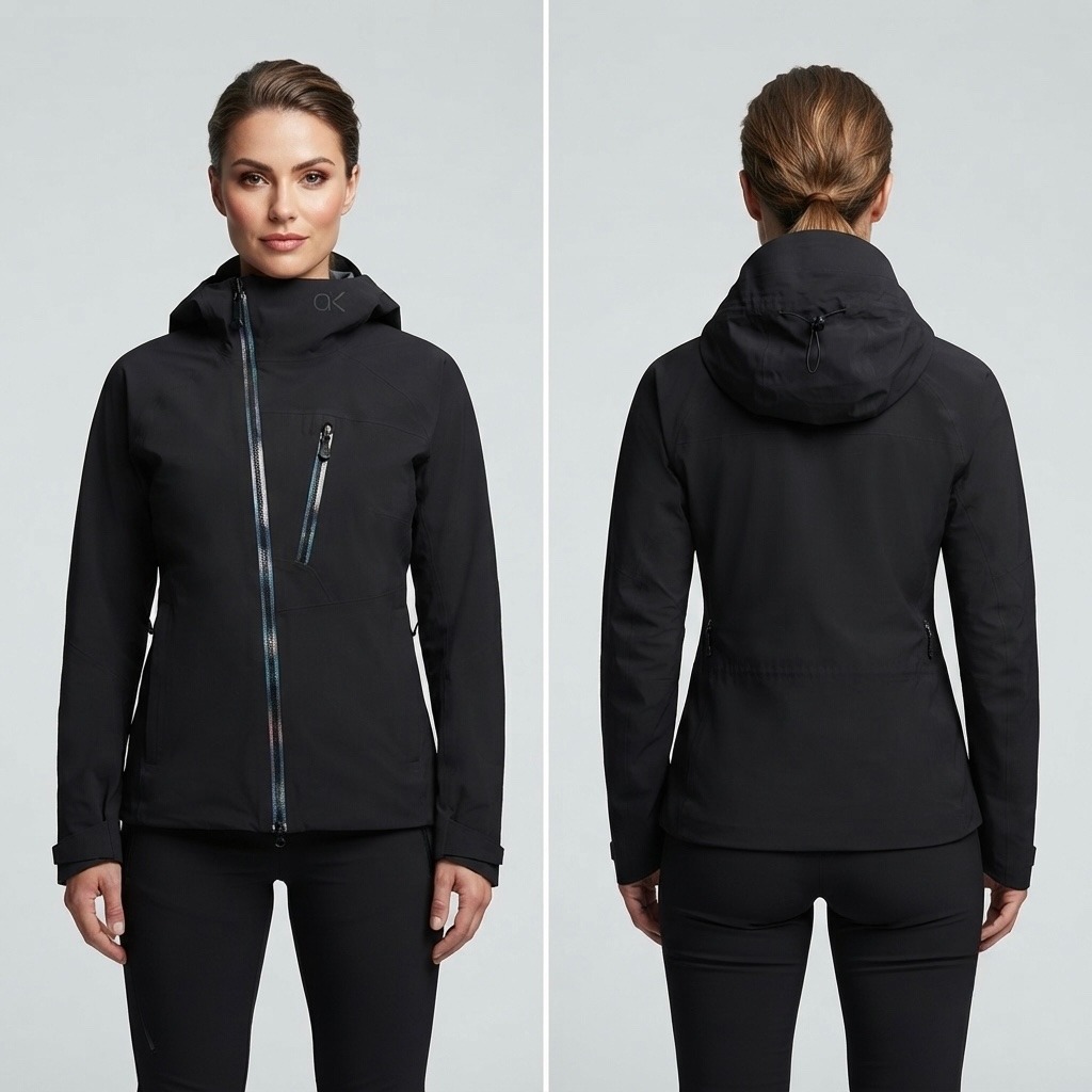 Burton Ak Gore-Tex Softshell Jacket Womens Black Hooded Snowboard Ski Medium